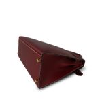 Kelly 28 Rouge H Chamonix White Stitching Gold Plated E Square Stamp - Image 15