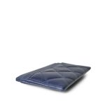 23S Navy Caviar Quilted Classic Card Holder LGHW - Image 9