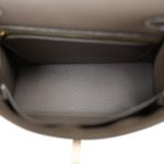 Kelly 25 Sellier Etoupe Veau Epsom Gold Plated Z Stamp - Image 13