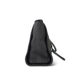 20P Black Stripe Raffia Deauville Shopping Tote Small Light Gold Hardware - Image 2
