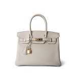 Birkin 30 Craie Veau Togo Rose Gold Plated Y Stamp