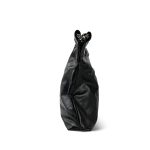 Black Calfskin Quilted 22 Hobo Bag Medium Aged Gold Hardware - Image 4