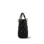 Mini Lady Dior Bag Black Lambskin Cannage - Image 9