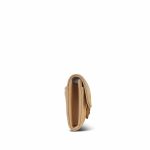 Beige Caviar Quilted Classic Flap Card Holder Gold Hardware - Image 4