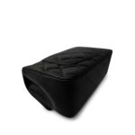 23S Black Lambskin Quilted Mini Rectangular Single Flap LGHW - Image 13