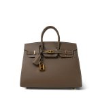 Birkin 25 Sellier Etoupe Epsom Gold Plated Z Stamp
