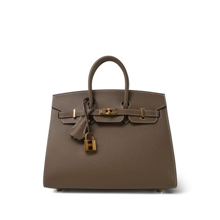 Birkin 25 Sellier Etoupe Epsom Gold Plated Z Stamp