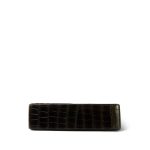 Bronze/Burgundy Alligator Single Flap Jumbo Ruthenium Hardware - Image 5