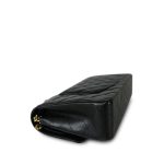 Black Caviar Quilted Medium Double Flap Gold Hardware - Image 7