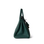 Birkin 25 Malachite Togo Gold Plated A Stamp - Image 9