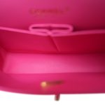 22K Pink Caviar Quilted Classic Flap Medium Light Gold Hardware - Image 16