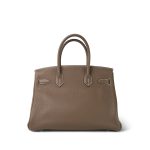 Birkin 30 Etoupe Togo Gold Plated Y Stamp - Image 11