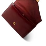 Lydie Rouge H Box Calfskin Gold Plated S Circle Stamp - Image 8