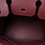 Birkin 30 Rouge H Epsom Gold Plated T Stamp - Image 7