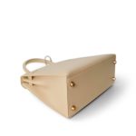 Kelly 25 Sellier Parchemin / Light Beige Box Calfksin E Square Stamp - Image 17