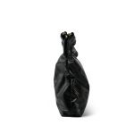 Black Calfskin Quilted 22 Hobo Bag Medium Aged Gold Hardware - Image 6