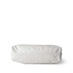 23C White Calfskin Quilted 22 Hobo Bag Small Aged Gold Hardware - Image 8