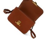 Celine Brown Classique Triomphe Natural Calfskin Bag - Image 12