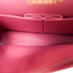 18S Pink Caviar Medium Quilted Classic Double Flap Light Gold Hardware - Image 11