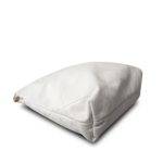 White Calfskin Quilted Mini 22 Bag Antique Gold Hardware - Image 10