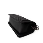 Black Boy Bag Lambskin Quilted Small Ruthenium Hardware - Image 9