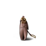 Dior Blush Grained Calfskin Saddle Bag w/ Strap - Image 4