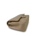 21S Iridescent Dark Beige Classic Flap Medium LGHW - Image 7