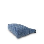 24S Washed Denim Quilted 22 Small Hobo Bag - Image 6