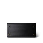 Birkin Sellier 30 Noir Veau Madame Gold Plated Y Stamp - Image 9