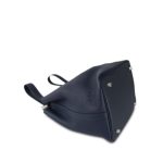 Picotin Lock 22 Bleu Nuit Clemence Palladium Plated - Image 6