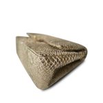 Gold Python Jumbo Classic Flap Light Gold Hardware - Image 11