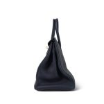 Birkin 30 Bleu Nuit Togo Gold Plated D Stamp - Image 12