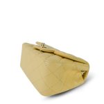 21C Light Yellow Lambskin Quilted Mini Square Flap Light Gold Hardware - Image 8