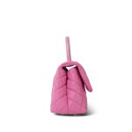 Light Pink Caviar Quilted Lizard Embossed Coco Handle  Small LGHW - Image 5