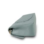 23C Dark Green Caviar Quilted Classic Flap Small LGHW - Image 12