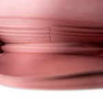 19S Iridescent Pink Caviar Quilted Wallet on Chain WOC - Image 14