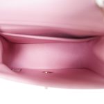 21S Light Pink Lambskin Quilted Mini Square Flap Light Gold Hardware - Image 9