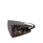 25A Metallic Brown Calfskin Quilted Nano Kelly Shopper Aged Gold Hardware - Image 12