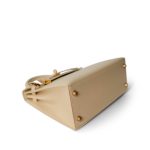 Kelly 25 Sellier Parchemin / Light Beige Box Calfksin E Square Stamp - Image 19