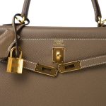 Kelly Sellier 25 Etoupe Epsom Gold Plated D Stamp - Image 11