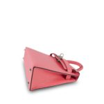 Mini Kelly Sellier Rose d’Ete Chevre Palladium Plated D Stamp - Image 7
