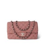 Vintage Gingham Red Medium Single Flap Bag - Image 14