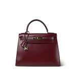 Kelly Sellier 28 Rouge H Box Calfskin Gold Plated (R) Stamp - Image 18