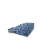 24S Washed Denim Quilted 22 Small Hobo Bag - Image 7