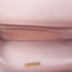 Light Pink Quilted Coco Paris Single Flap Aged Gold Hardware - Image 12