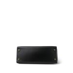 Kelly 28 Black Box Calfskin Retourne Gold Plated D Square Stamp - Image 14