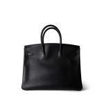 Birkin 35 Noir Ardennes Gold Plated [F] Stamp - Image 7