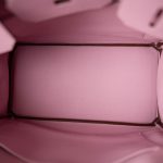 Birkin 30 Mauve Sylvestre Veau Epsom Palladium Plated Z Stamp - Image 15