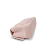 Light Pink Lambskin Quilted Mini Rectangular Flap Light Gold Hardware - Image 11