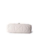 White Lambskin Quilted 19 Flap Small MHW - Image 6